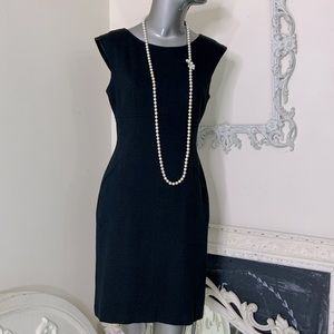 Antonio Melani Black Fitted Shift Dress NWOT
